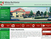 Tablet Screenshot of buchlovice.cz